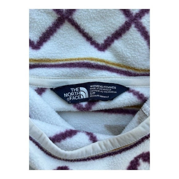 The North Face Women's Geometric Hooded Fleece Pullover Size S - Picture 5 of 5